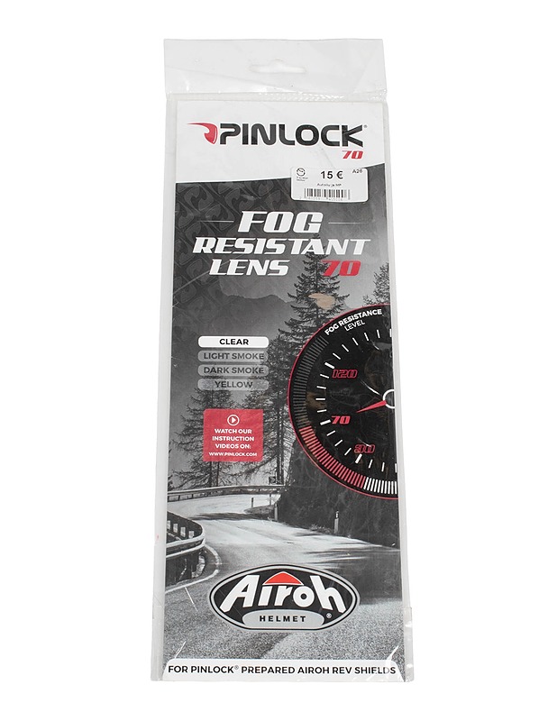 PINLOCK 70 linssi Airoh Rev visiirille - Muut urheiluvälineet ja vapaa-aika - 10105569230 - 0