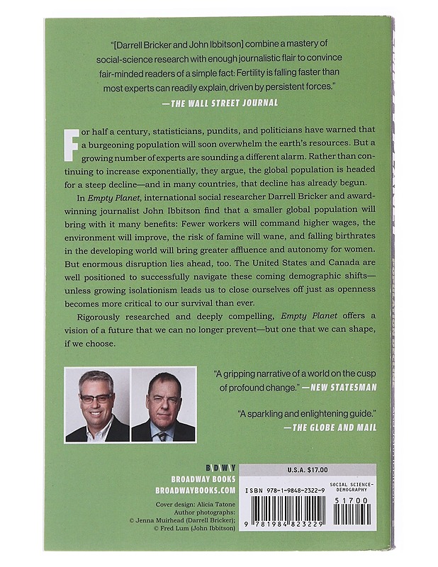 Empty Planet - Darrell Bricker, John Ibbitson - Tietokirjat ja oppaat - 10105569277 - 1