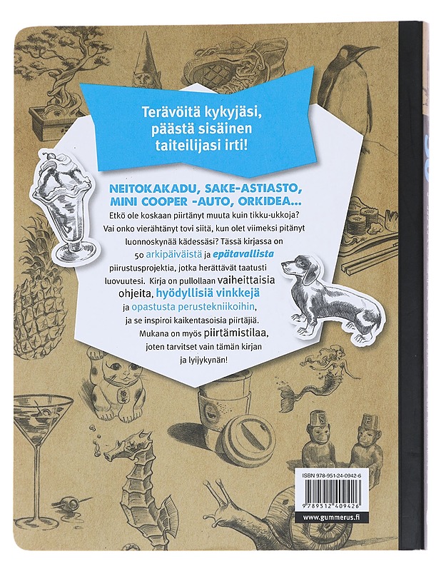 50 piirrosta vaihe vaiheelta / 50 piirustusprojektia, jotka herättävät luovuutesi - Tadem, Ed - Harrastekirjat - 10105569314 - 1