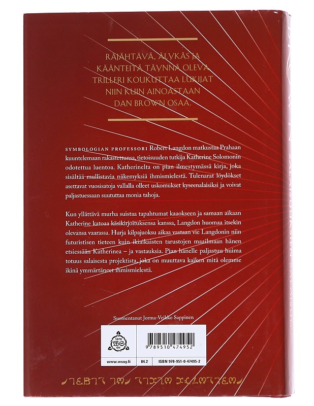 Salaisuuksien salaisuus - Brown, Dan - Romaanit ja novellit - 10105569324 - 1