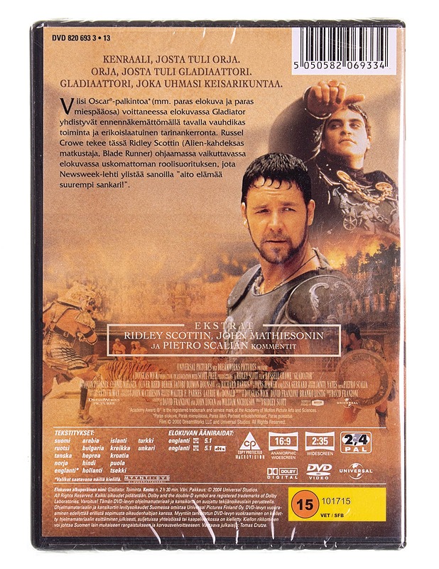 Gladiator - DVD - DVD-elokuvat - 10105569357 - 1