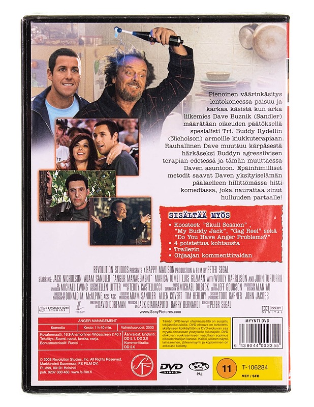 Anger management - DVD - DVD-elokuvat - 10105569377 - 1