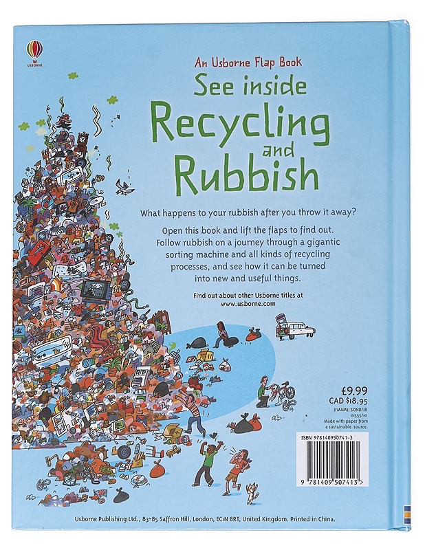 See inside recycling and rubbish - Frith, Alex - Lastenkirjat - 10105569381 - 1
