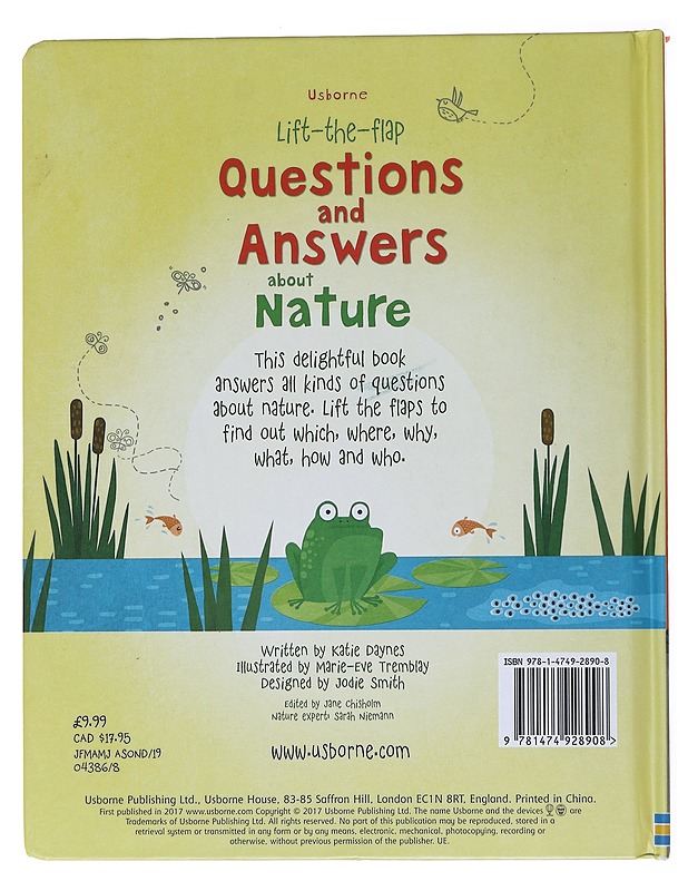Questions and answers about nature - Katie Daynes - Lastenkirjat - 10105569427 - 1