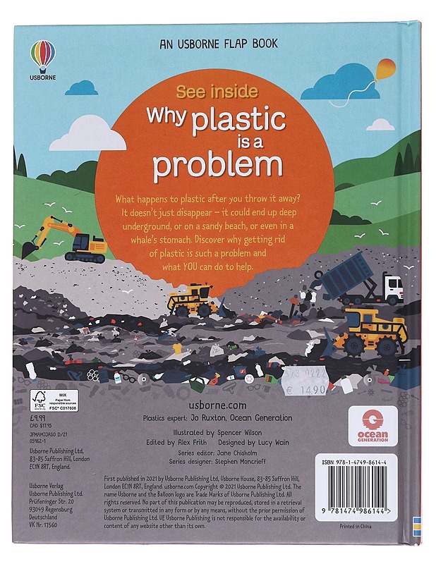 See inside Why plastic is a problem - Matthew Oldham & Lizzie Cope - Lastenkirjat - 10105569451 - 1