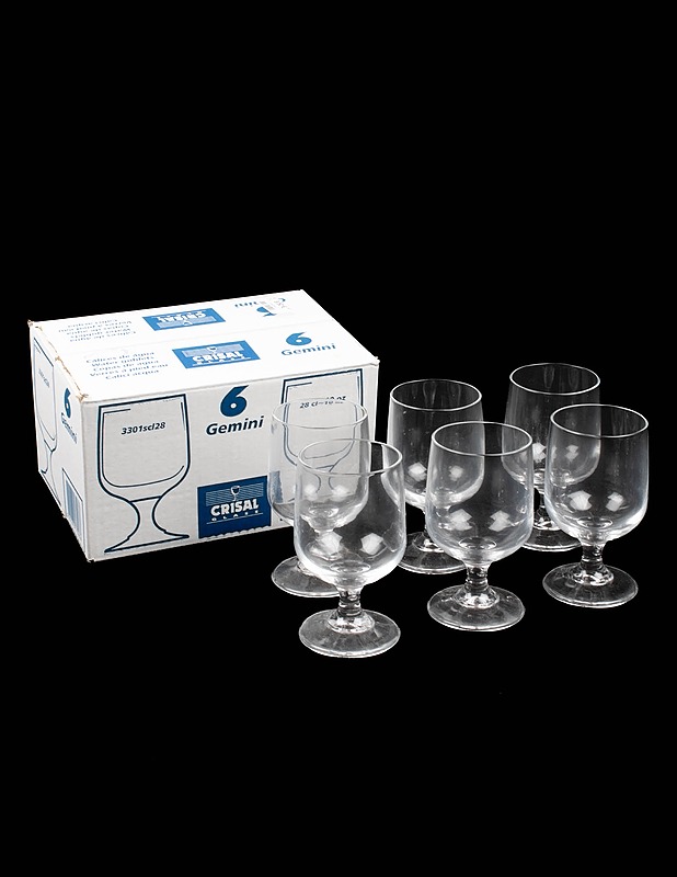 CRISAL Gemini juomalasit, 6 kpl - Lasit - 10105569516 - 0