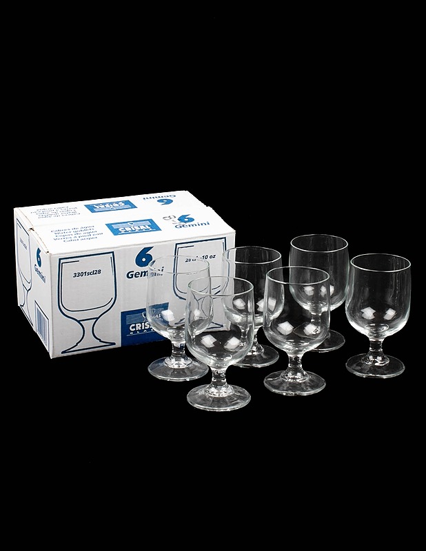 CRISAL Gemini juomalasit, 6 kpl - Lasit - 10105569523 - 0