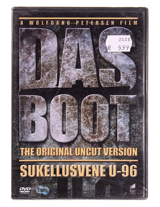 Sukellusvene U-96 : Das boot / The original uncut version - DVD - DVD-elokuvat - 10105569531 - 0