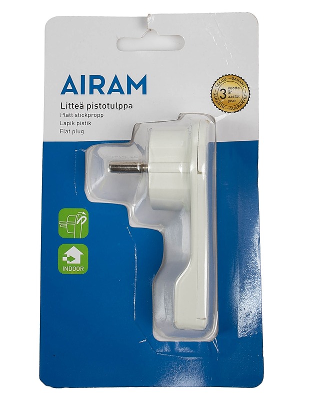 AIRAM litteä pistotulppa 220-240V ~50/60Hz 16A - Muu elektroniikka - 10105569587 - 0