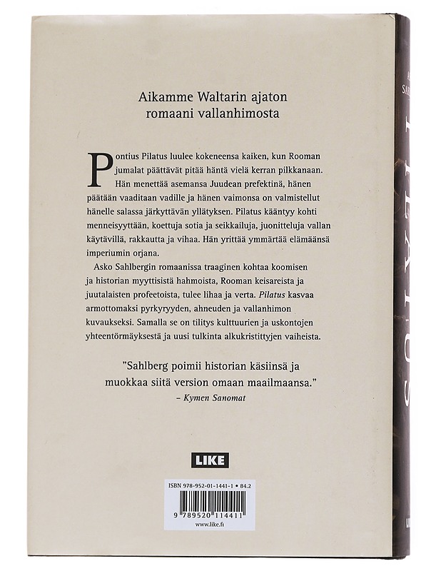 Pilatus / romaani - Asko Sahlberg - Romaanit ja novellit - 10105569586 - 1