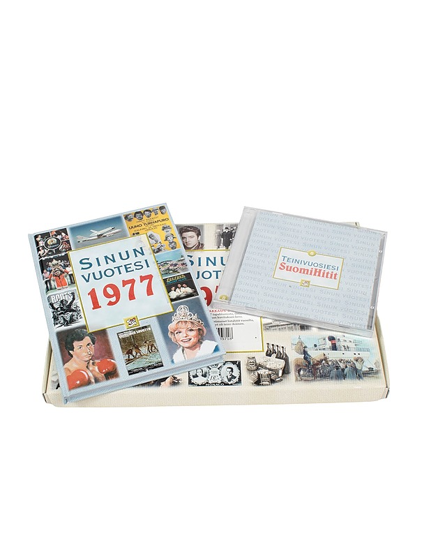 Sinun vuotesi 1977 -lahjapakkaus - Musiikki ja elokuvat - 10105569607 - 1