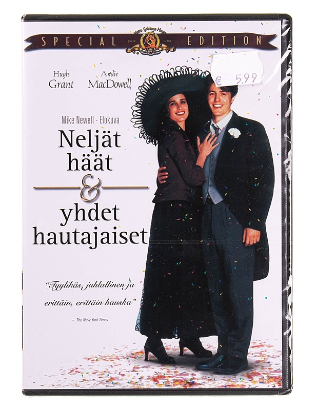 Neljät häät & yhdet hautajaiset - DVD - DVD-elokuvat - 10105569653 - 0