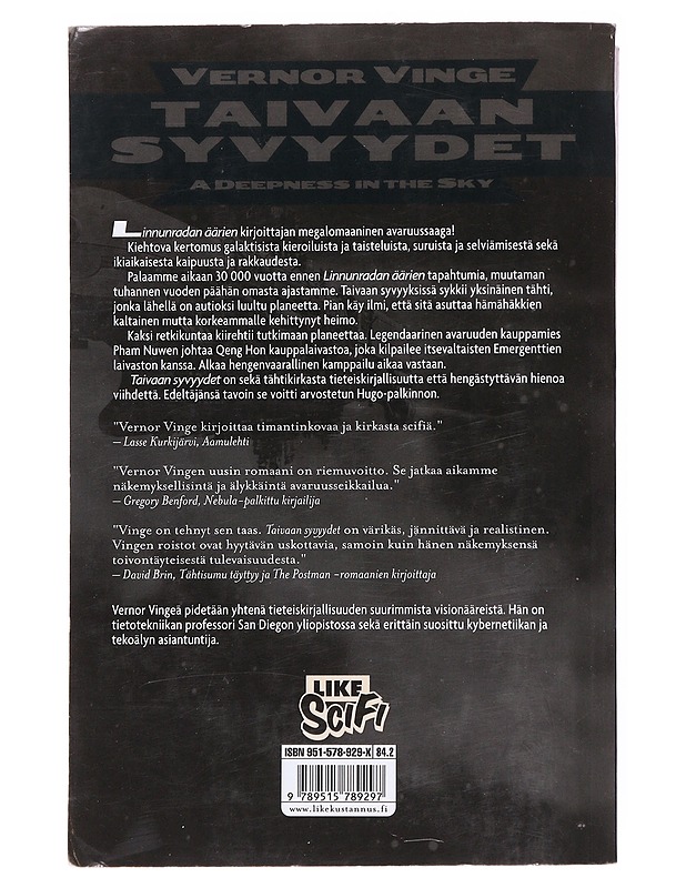 Taivaan syvyydet - Vinge, Vernor - Fantasia- ja scifi - 10105569677 - 1