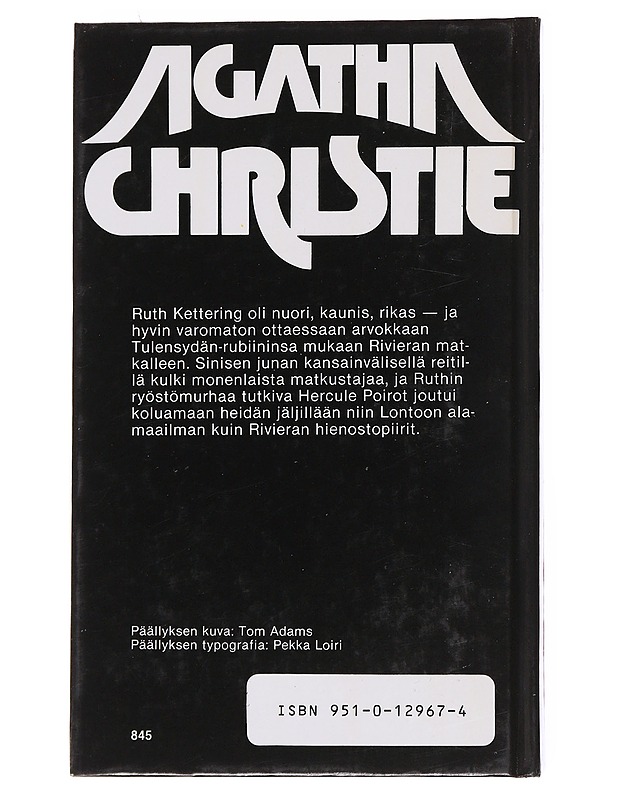 Sininen juna - Christie, Agatha - Jännitys ja dekkarit - 10105569680 - 1