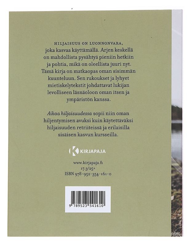 Aikaa hiljaisuudessa - Nurmio, Eija - Hyvinvointikirjat - 10105569691 - 1