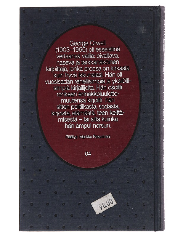 Kun ammuin norsun - George Orwell - Romaanit ja novellit - 10105569687 - 1