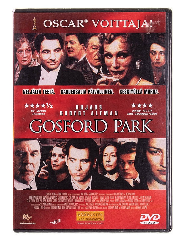 Gosford Park - DVD - DVD-elokuvat - 10105569693 - 0