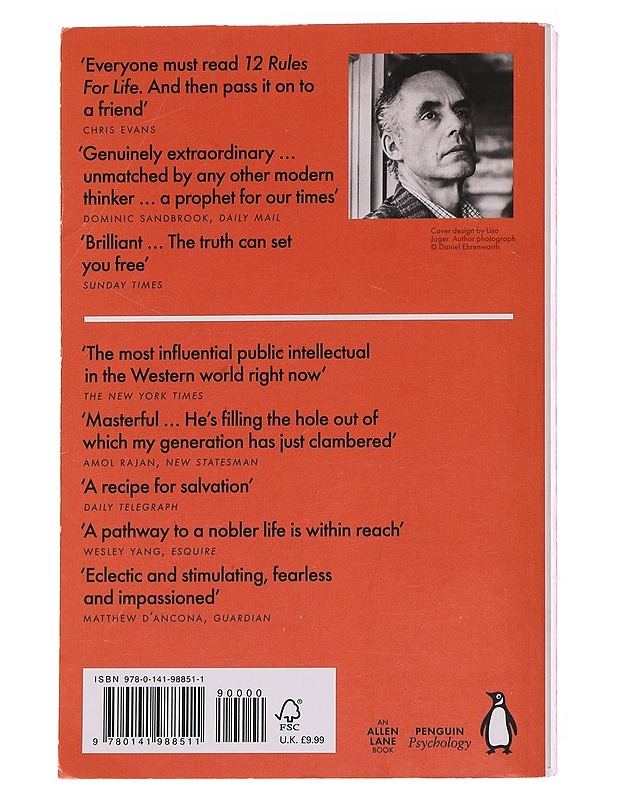 12 rules for life / an antidote to chaos - Peterson, Jordan B. - Tietokirjat ja oppaat - 10105569733 - 1