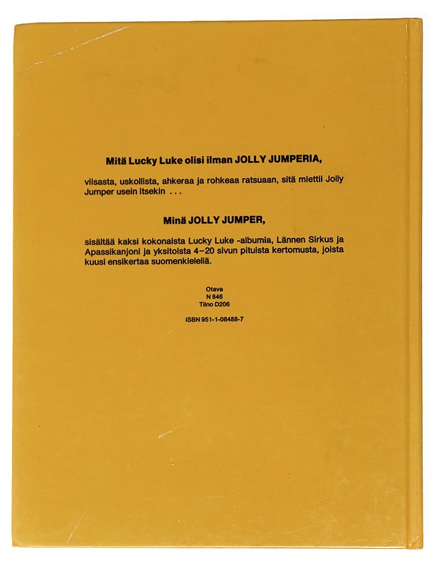 MINÄ JOLLY JUMPER / KOLMETOISTA LUCKY LUKE SEIKKAILUA - Morris - Sarjakuvat - 10105569739 - 1
