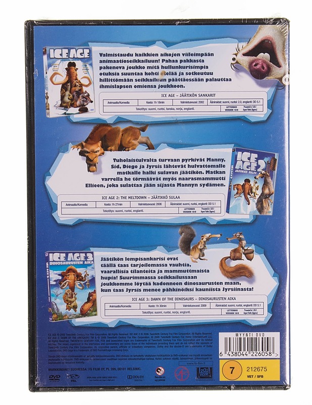Ice age (3 elokuvaa) - DVD - DVD-elokuvat - 10105569764 - 1