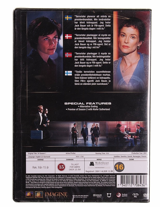 24 (kausi 1) - DVD - DVD-elokuvat - 10105569795 - 1
