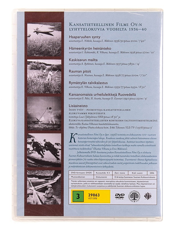 Isien työt I : lyhytelokuvia vuodelta 1936-40 - DVD - DVD-elokuvat - 10105569816 - 1