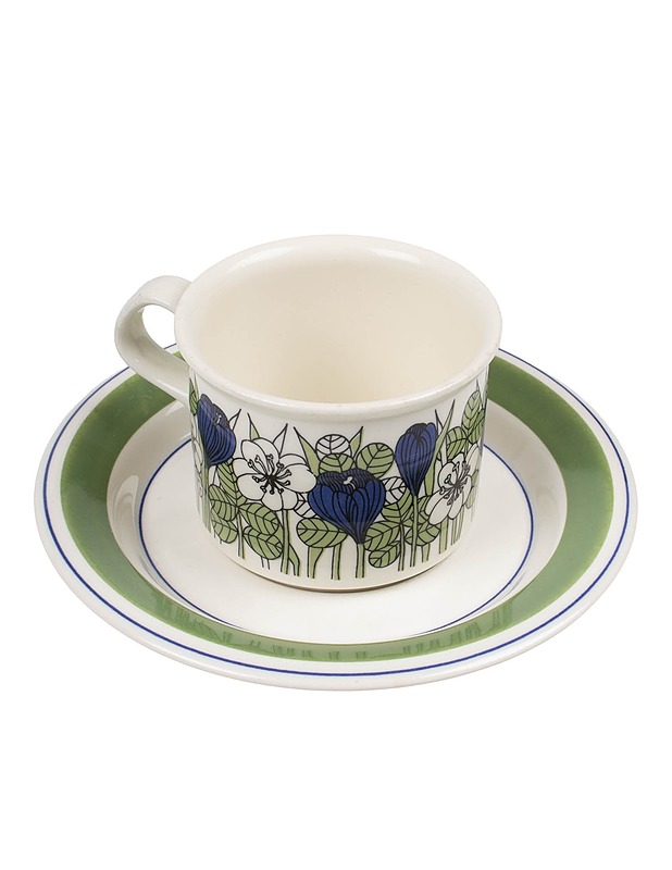ARABIA Krokus kahvikuppi ja aluslautanen - Designsuosikit - 10105569821 - 1