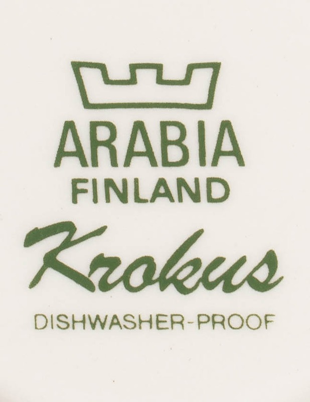 ARABIA Krokus kahvikuppi ja aluslautanen - Designsuosikit - 10105569821 - 2