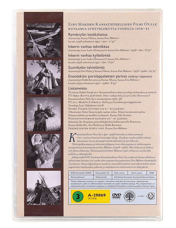 Isien työt III : lyhytelokuvia vuodelta 1938-40 - DVD - DVD-elokuvat - 10105569820 - 1