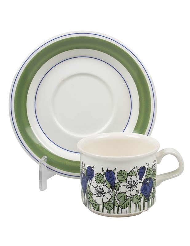ARABIA Krokus kahvikuppi ja aluslautanen - Designsuosikit - 10105569827 - 0