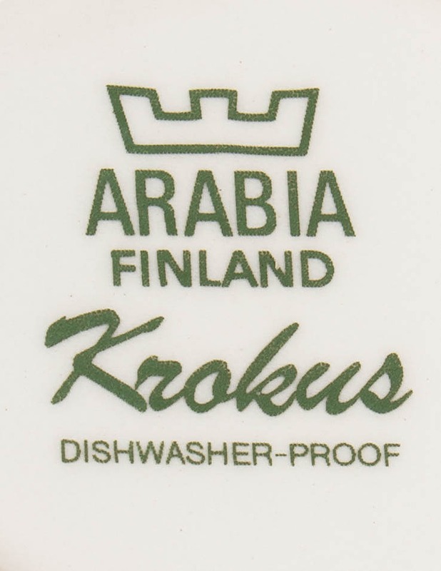 ARABIA Krokus kahvikuppi ja aluslautanen - Designsuosikit - 10105569827 - 2