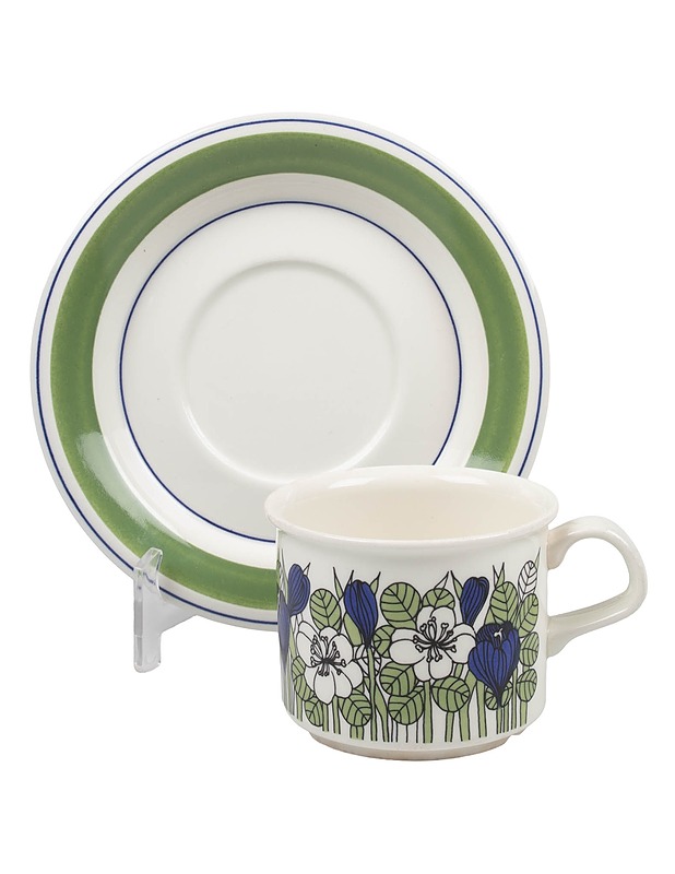 ARABIA Krokus kahvikuppi ja aluslautanen - Designsuosikit - 10105569831 - 0