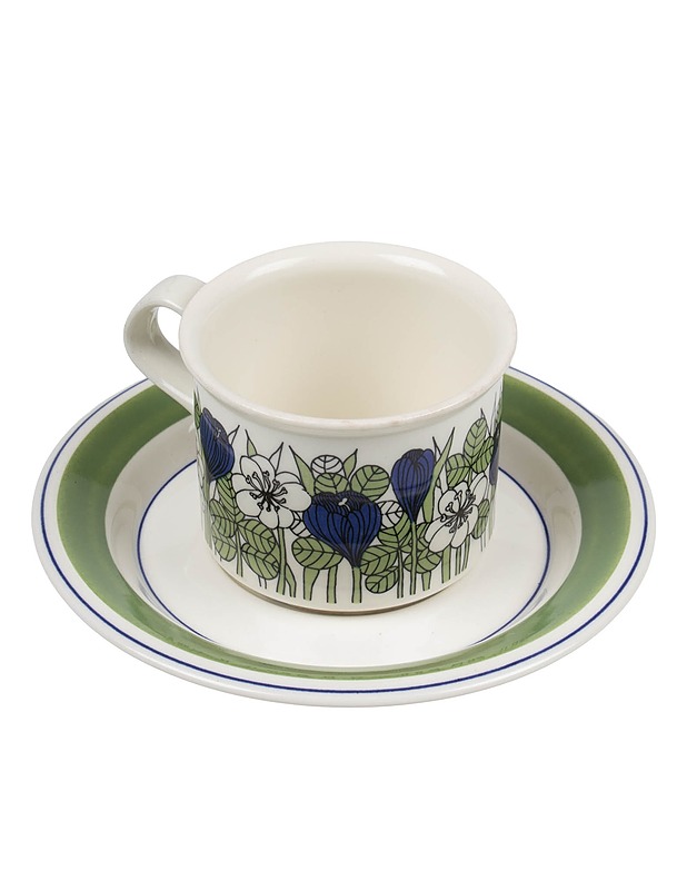ARABIA Krokus kahvikuppi ja aluslautanen - Designsuosikit - 10105569831 - 1