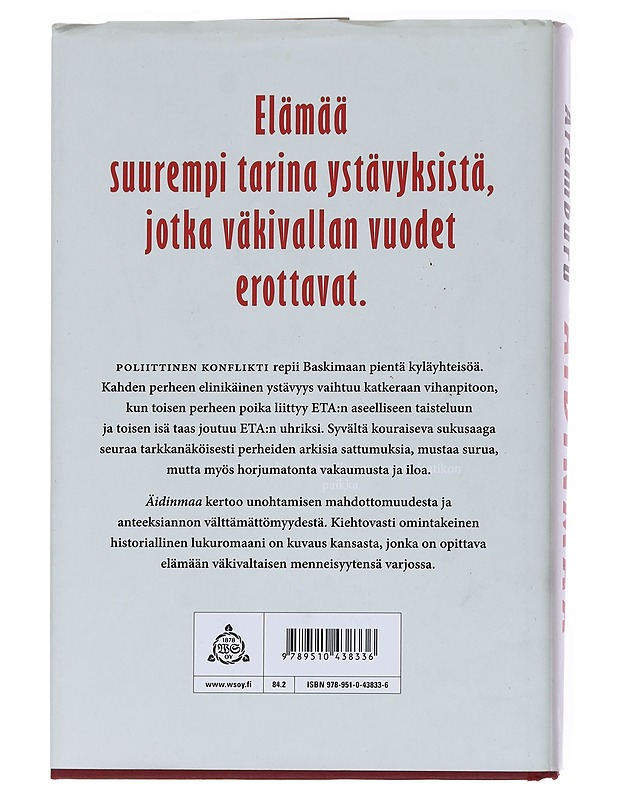 Äidinmaa - Aramburu, Fernando - Romaanit ja novellit - 10105569832 - 1