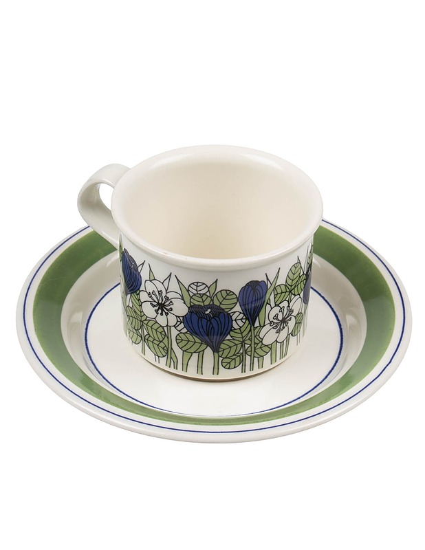 ARABIA Krokus kahvikuppi ja aluslautanen - Designsuosikit - 10105569835 - 1