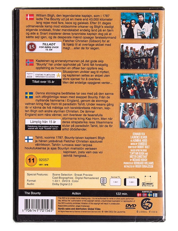 The Bounty - DVD - DVD-elokuvat - 10105569851 - 1