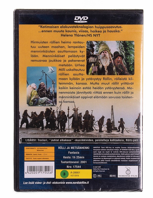 Rölli ja metsänhenki - DVD - DVD-elokuvat - 10105569871 - 1