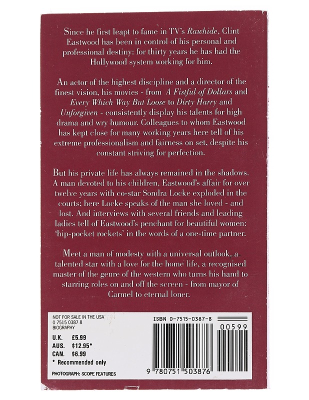 Clint Eastwood : sexual cowboy - Douglas Thompson - Romaanit ja novellit - 10105569884 - 1