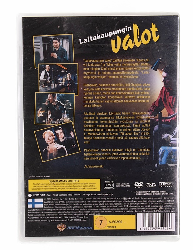 Laitakaupungin valot - DVD - DVD-elokuvat - 10105569900 - 1
