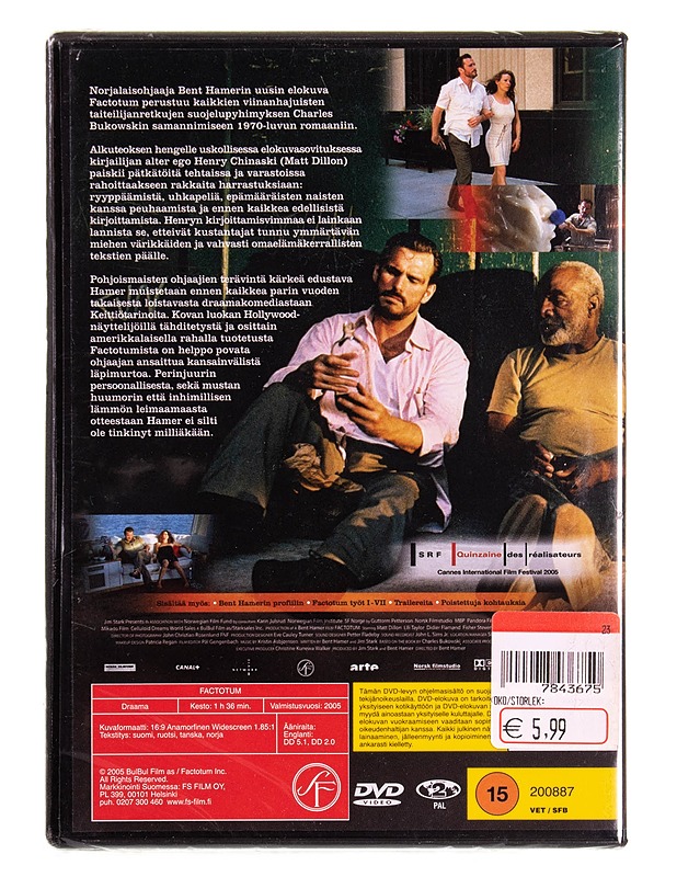 Factotum - DVD - DVD-elokuvat - 10105569926 - 1