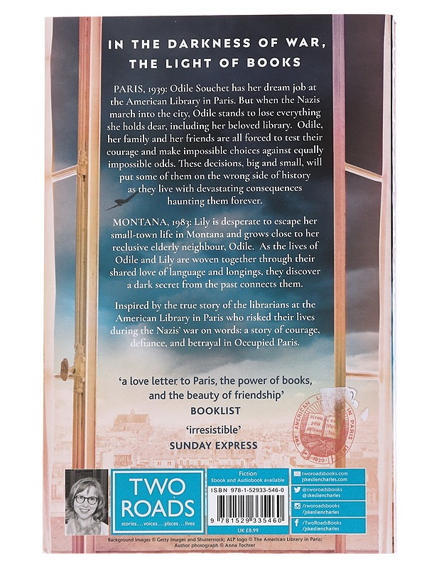 The Paris library - Janet Skeslien Charles - Romaanit ja novellit - 10105569925 - 1