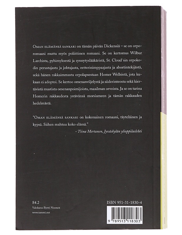 Oman elämänsä sankari - Irving, John - Romaanit ja novellit - 10105569930 - 1
