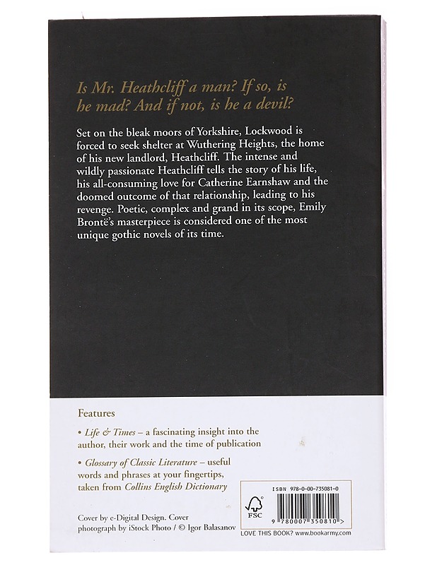 Wuthering heights - Emily Brontë - Kaunokirjallisuus - 10105569934 - 1