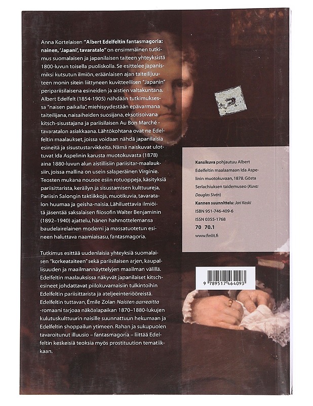 Albert Edelfeltin fantasmagoria nainen, "Japani", tavaratalo - Anna Kortelainen - Taide- ja kulttuurikirjat - 10105569960 - 1