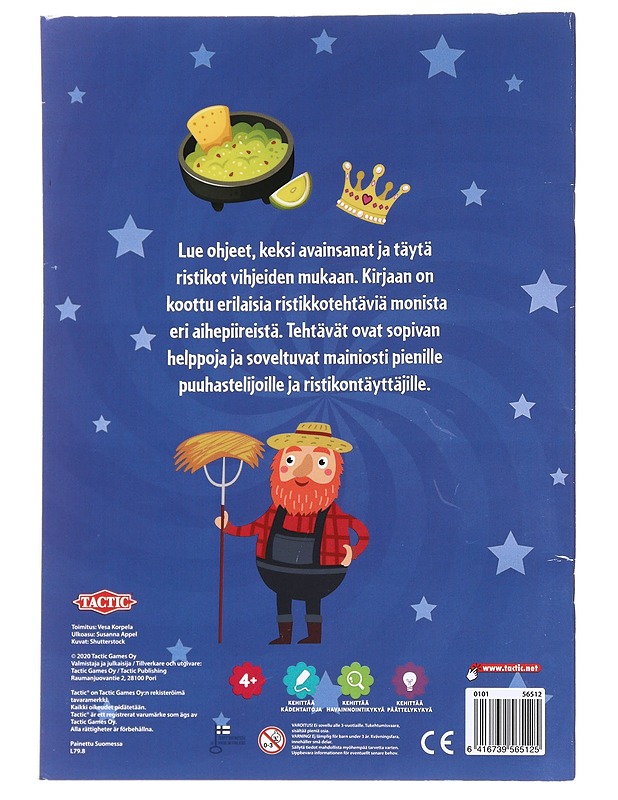 Ristiin rastiin : Helppoja ristikoita - Vesa Korpela - Lastenkirjat - 10105569989 - 1
