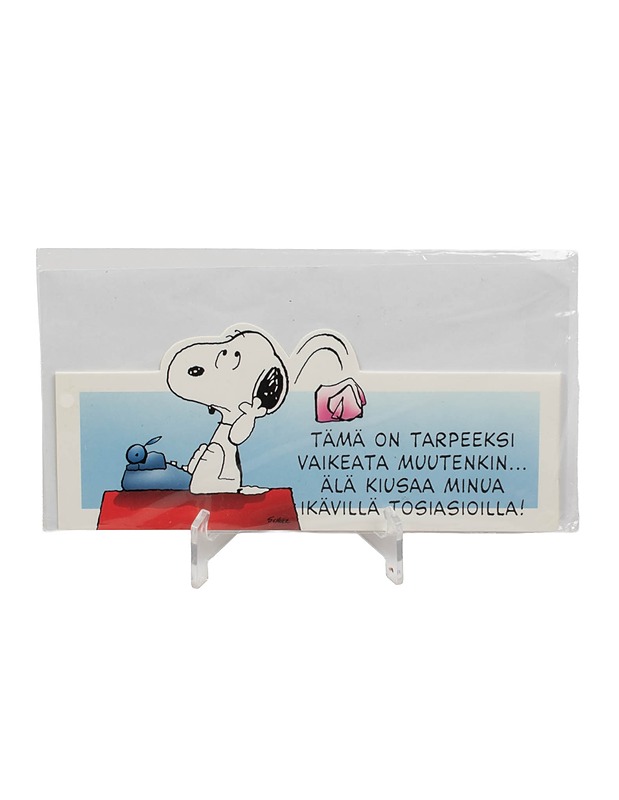 SCHULZ Tenavat kortti ja kirjekuori - Askartelu - 10105570054 - 0