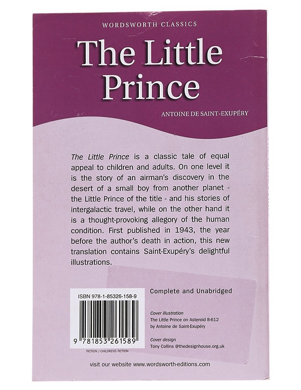 The Little Prince - Antoine de Saint-Exupéry - Lastenkirjat - 10105570053 - 1