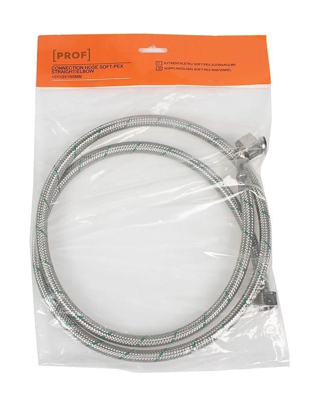 PROF Soft-Pex suora/kulma 1/2 x 1/2 x 1500mm kytkentäletku - Rakennustarvikkeet - 10105570066 - 0