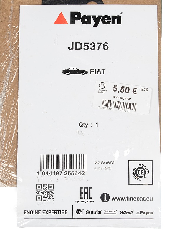PAYEN JD5376 imusarjan tiiviste FIAT:lle - Muut urheiluvälineet ja vapaa-aika - 10105570124 - 1