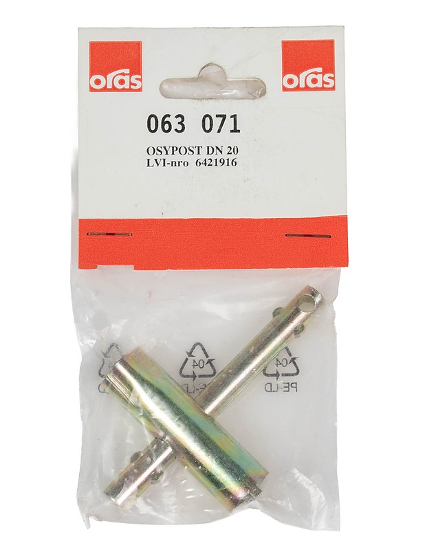 ORAS 063 071 Osypost DN 20 avain-vesipostiventtiili - Rakennustarvikkeet - 10105570128 - 0